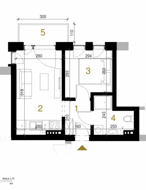 Mieszkanie Stan Deweloperski 2 pokoje