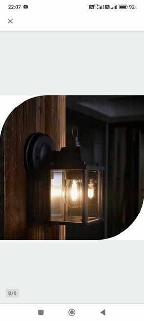Lampa Elewacyjna Ścienna Kinkiet Ogrodowy Zewnętrzny Oprawa