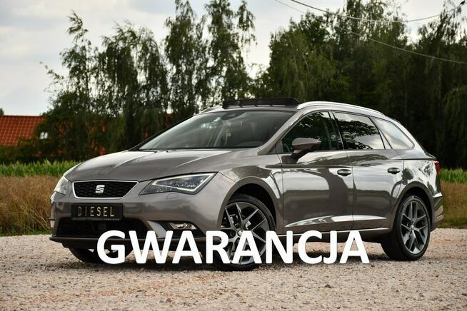 Seat Leon 1.6TDI#110KM#Aut#FullLed#Climatr#Navi#Panorama#Serwis#1 Rok Gwarancji!