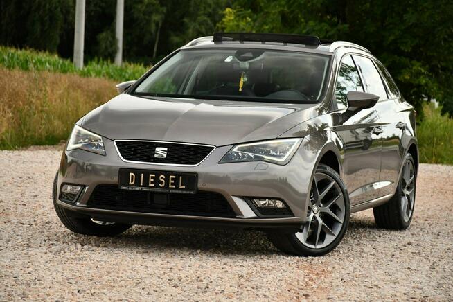 Seat Leon 1.6TDI#110KM#Aut#FullLed#Climatr#Navi#Panorama#Serwis#1 Rok Gwarancji!