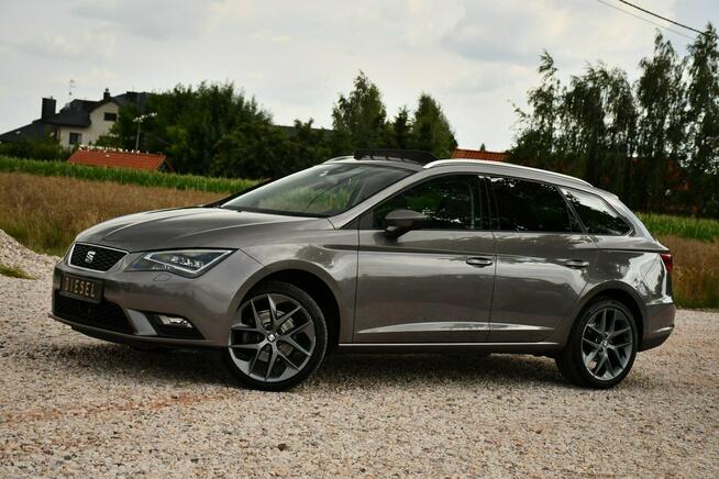 Seat Leon 1.6TDI#110KM#Aut#FullLed#Climatr#Navi#Panorama#Serwis#1 Rok Gwarancji!
