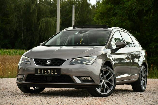 Seat Leon 1.6TDI#110KM#Aut#FullLed#Climatr#Navi#Panorama#Serwis#1 Rok Gwarancji!