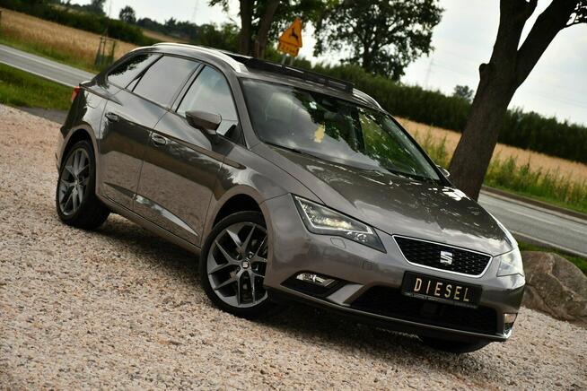 Seat Leon 1.6TDI#110KM#Aut#FullLed#Climatr#Navi#Panorama#Serwis#1 Rok Gwarancji!