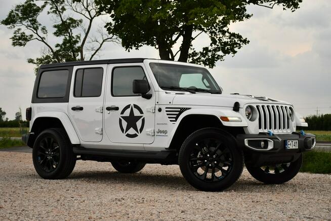 Jeep Wrangler 2.0T#380KM#Hybryda#SAHARA#Ledy#Skóry#Climatr#Navi#Kamera#Full#Gwarancj