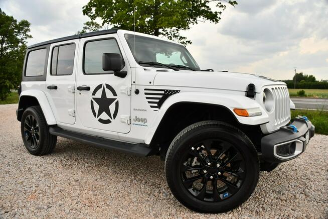 Jeep Wrangler 2.0T#380KM#Hybryda#SAHARA#Ledy#Skóry#Climatr#Navi#Kamera#Full#Gwarancj