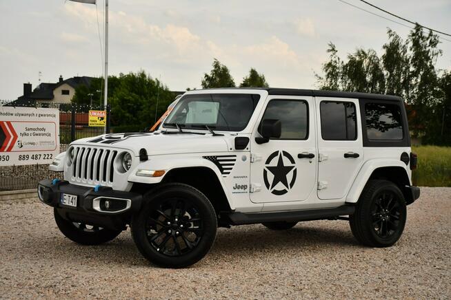Jeep Wrangler 2.0T#380KM#Hybryda#SAHARA#Ledy#Skóry#Climatr#Navi#Kamera#Full#Gwarancj