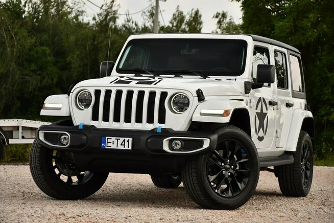 Jeep Wrangler 2.0T#380KM#Hybryda#SAHARA#Ledy#Skóry#Climatr#Navi#Kamera#Full#Gwarancj
