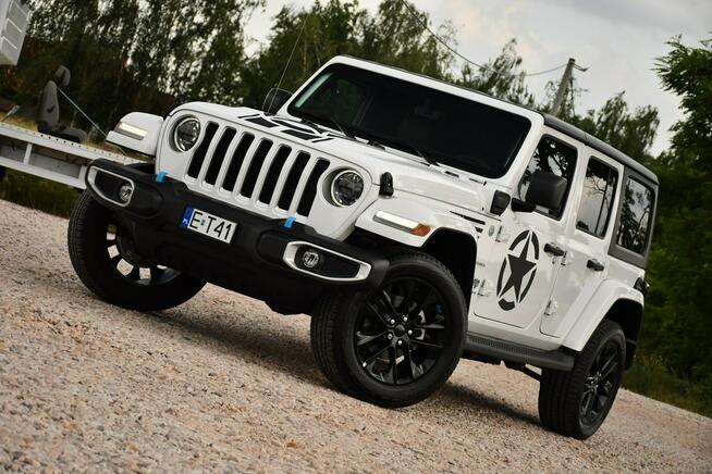 Jeep Wrangler 2.0T#380KM#Hybryda#SAHARA#Ledy#Skóry#Climatr#Navi#Kamera#Full#Gwarancj
