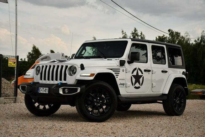 Jeep Wrangler 2.0T#380KM#Hybryda#SAHARA#Ledy#Skóry#Climatr#Navi#Kamera#Full#Gwarancj