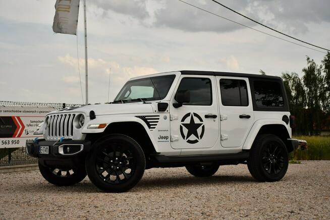 Jeep Wrangler 2.0T#380KM#Hybryda#SAHARA#Ledy#Skóry#Climatr#Navi#Kamera#Full#Gwarancj
