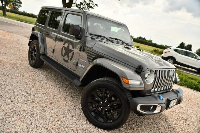 Jeep Wrangler 2.0T#380KM#Hybryda#SAHARA#Ledy#Skóry#Climatr#Navi#Kamera#Full#Gwarancj