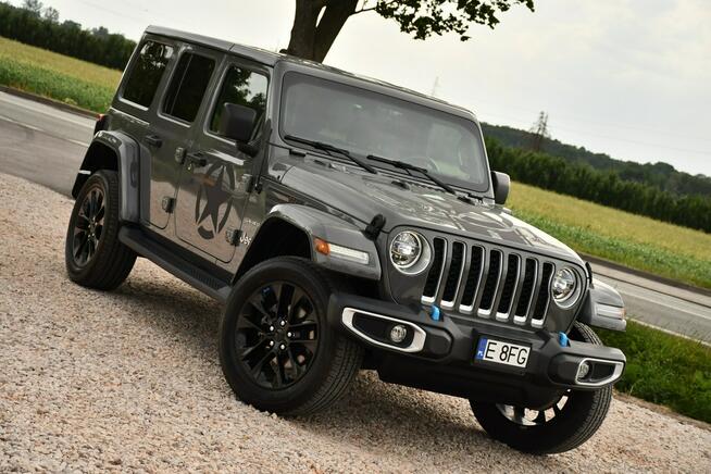 Jeep Wrangler 2.0T#380KM#Hybryda#SAHARA#Ledy#Skóry#Climatr#Navi#Kamera#Full#Gwarancj