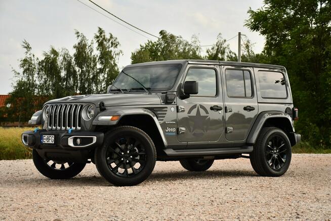 Jeep Wrangler 2.0T#380KM#Hybryda#SAHARA#Ledy#Skóry#Climatr#Navi#Kamera#Full#Gwarancj