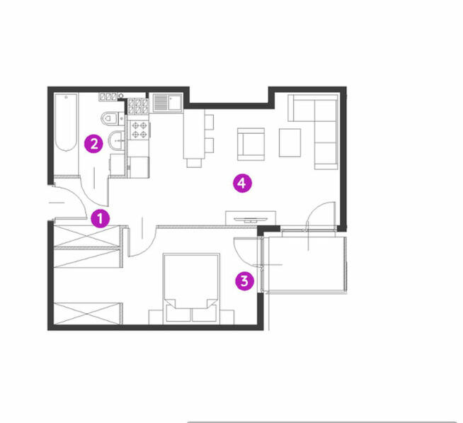 Okazja Miasteczko Siewierz Jeziorna 2 pokoje