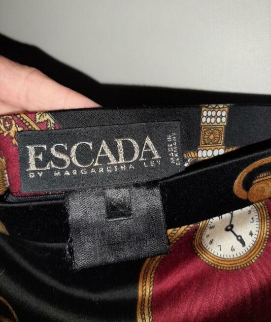 ESCADA vintage spódniczka rayon
