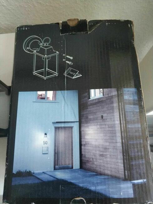 Lampa Elewacyjna Ścienna Kinkiet Ogrodowy Zewnętrzny Oprawa