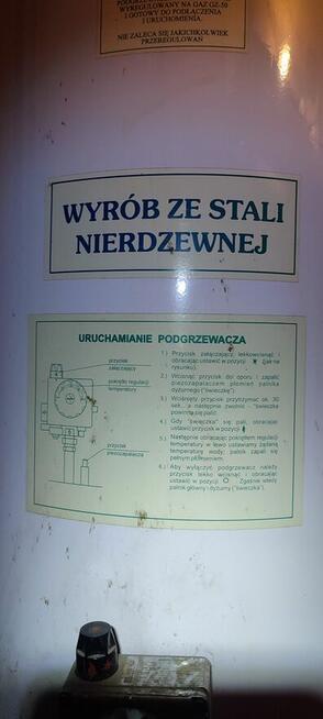 Gazowy podgrzewacz wody nierdzewny