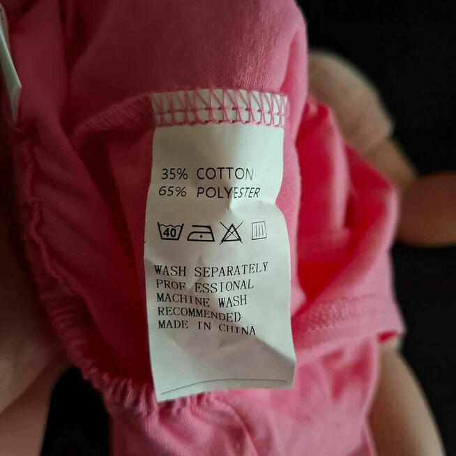 Różowy kombinezon + opaska | Uroczy look 3-6m