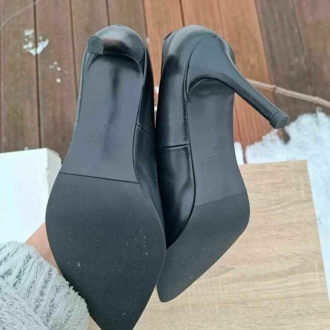 Eleganckie skórzane szpilki Selected Femme