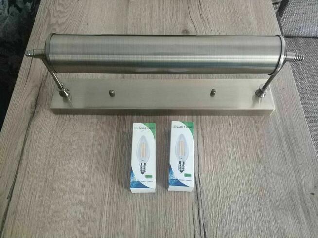 Kinkiet złoty lampa LED toalety łazienki nad Lustro Lampka