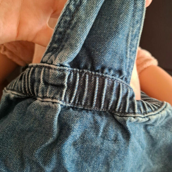 Nowa jeansowa sukienka Mini Club 3-6 m • 100% bawełna! HIT!