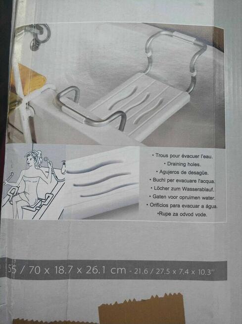 Siedzisko wannowe Krzesło na wannę siodełko do wanny