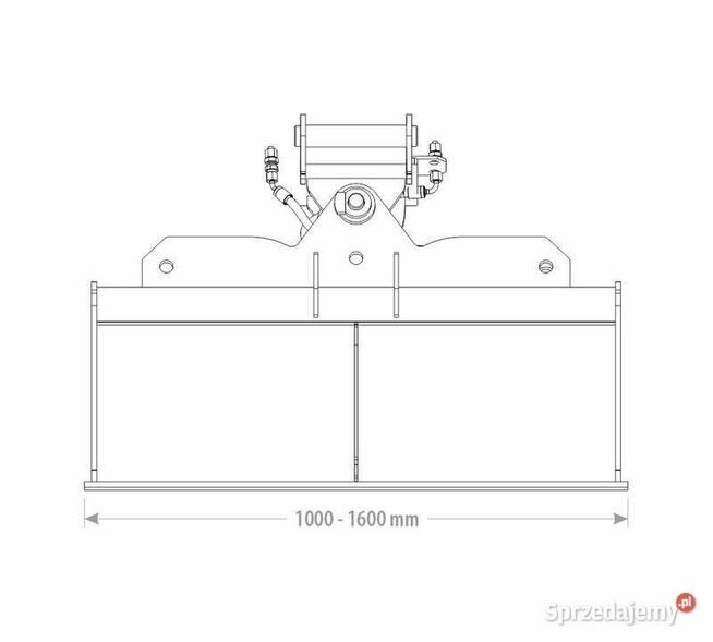 ŁYŻKA SKARPOWA HYDRAULICZNA 2,6 - 3,5 T