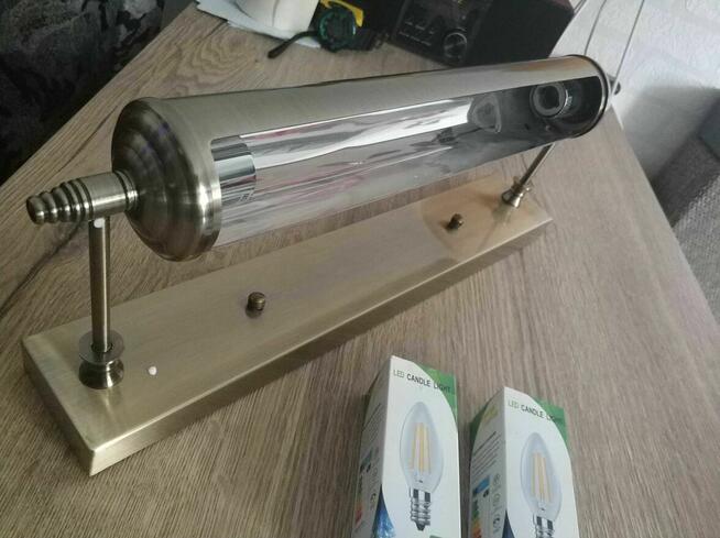 Kinkiet złoty lampa LED toalety łazienki nad Lustro Lampka