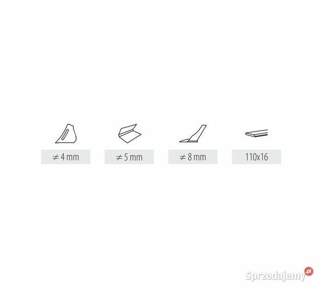 ŁYŻKA SKARPOWA HYDRAULICZNA DUO 1,9 - 2,6 T