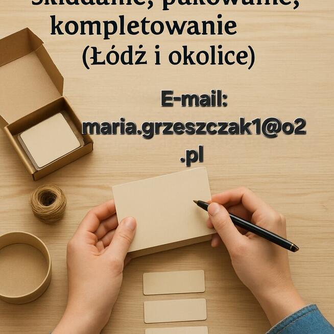 Prośba o możliwość współpracy przy pakowaniu/komplektowaniu