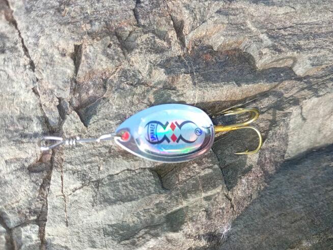 Blacha błystka spinning 16 szt w pudełku na zamek jakość