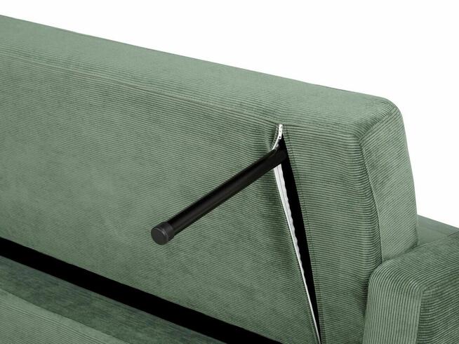 Sofa rozkładana Ciemnozielony dla 3 osób