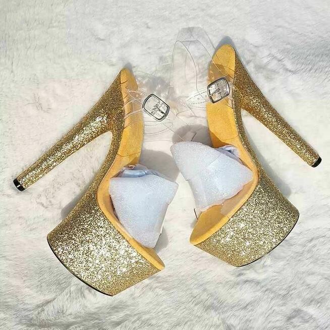 Sandały wyskoki obcas 15 cm