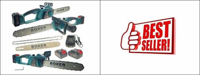 Piła łańcuchowa akumulatorowa 16 cali BOXER