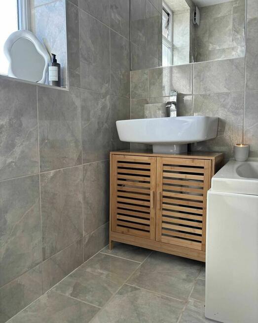 Szafka pod umywalkę Drewno bambusowe 60 cm Jasnobrązowy