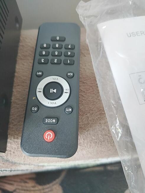 NOWY Amplituner AK55 Bluetooth 5.0 Home Audio, 2.0 kanałów z