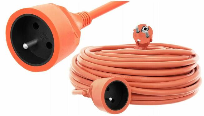 Przedłużacz 20 m bez rolki 3x2,5