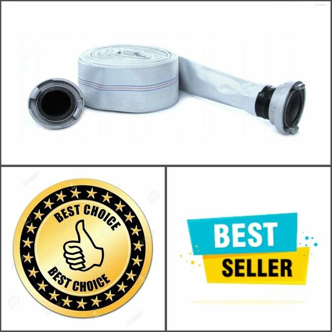 Wąż strażacki 2 cale 20m