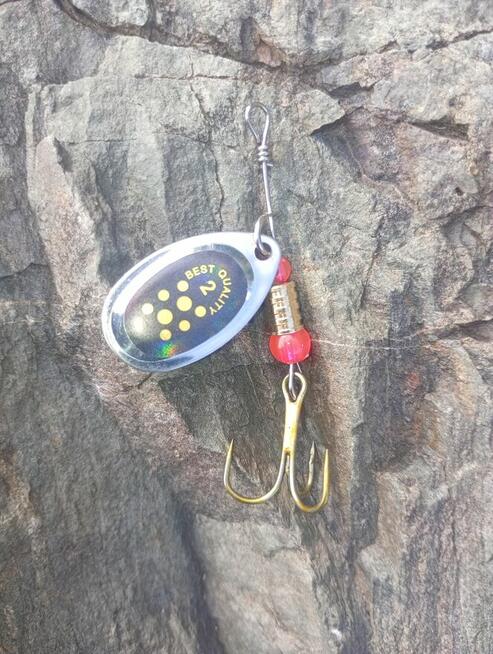 Blacha błystka spinning 16 szt w pudełku na zamek jakość