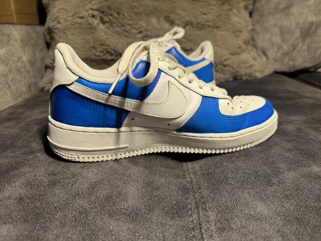 Buty Air Force Custom Jurssic World Blue