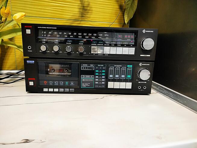 Zestaw Samsung TD-3320, SS-3320 amplituner plus magnetofon