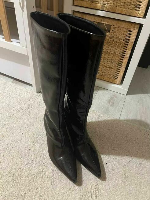 Kozaki na niskim 3 cm obcasie