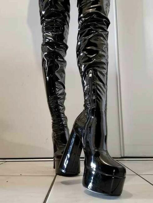 Kozaki na wysokim słupku 3 kolory