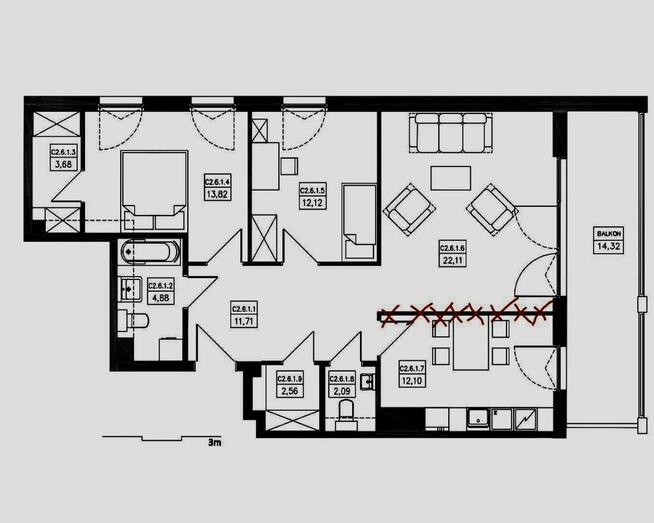 Nowy luksusowy apartament gotowy do zamieszkania Gdynia