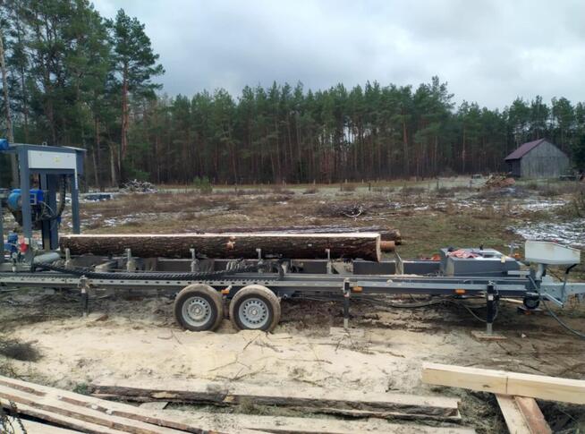 Trak mobilny tarcie drewna z dojazdem do klienta