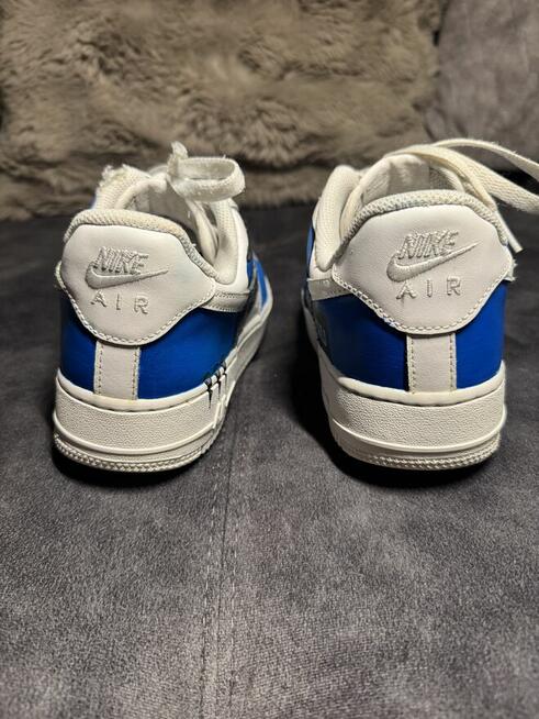 Buty Air Force Custom Jurssic World Blue