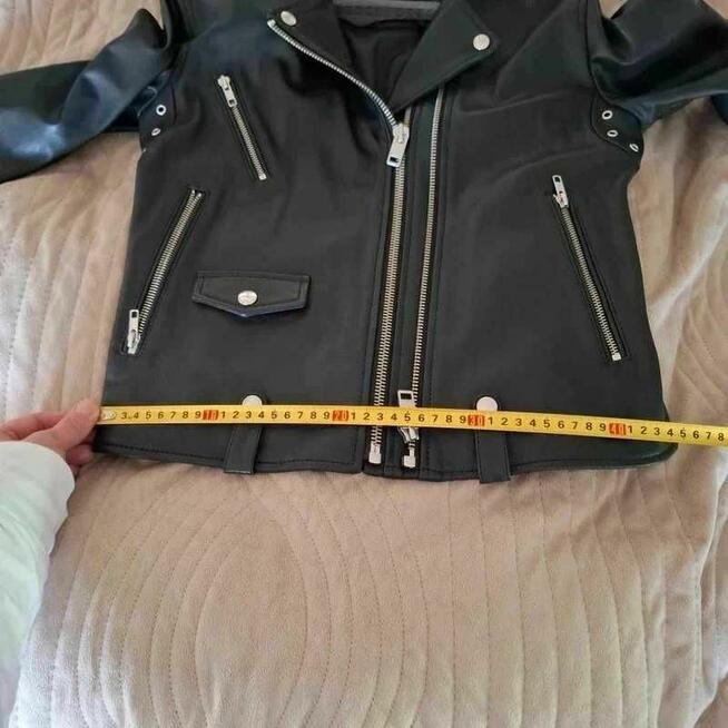 Skórzana kurtka Diesel z koziej skóry – nowa