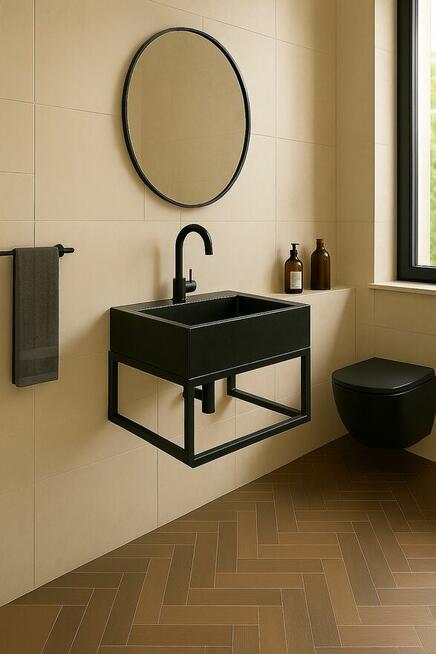 Stelaż pod konsolę blat umywalkę Boho na wymiar konsola łazi