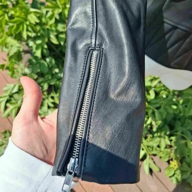 Skórzana kurtka Diesel z koziej skóry – nowa