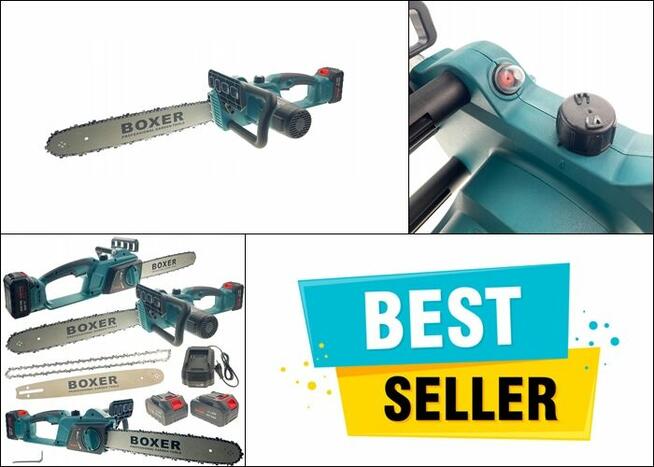 Piła łańcuchowa akumulatorowa 16 cali BOXER